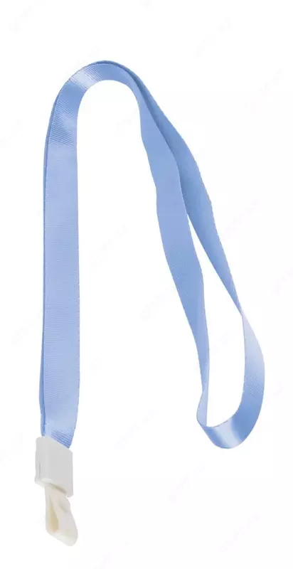 Лента для бейджа "Deli" 450 х 10 мм (Арт. - 8352bl) Голубая