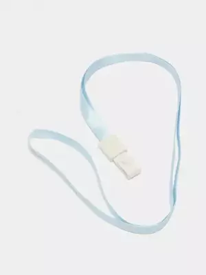 Лента для бейджа "Deli" 450 х 10 мм (Арт. - 8352bl) Голубая