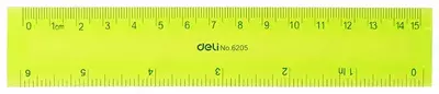 3 500 сум / шт. Пластиковая мягкая линейка "Deli" 15 см (Арт. - 6205) Ассортимент