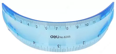 Пластиковая мягкая линейка "Deli" 15 см (Арт. - 6205) Ассортимент ООО "Power Max Group"