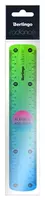 Пластиковая мягкая линейка Berlingo "Radiance" 20 см (Арт. - PR_10120) Голубой/зеленый градиент - 11 500 сум