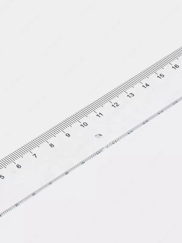 Пластиковая линейка "Deli" 20 см (Арт. - 6220) Прозрачная