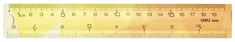 Пластиковая мягкая линейка Deli "Twist Me" 20 см (Арт. - 650-H) Ассортимент