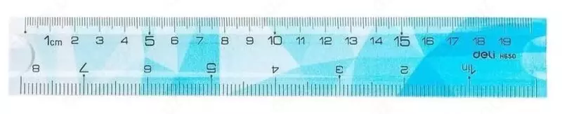 Пластиковая мягкая линейка Deli "Twist Me" 20 см (Арт. - 650-H) Ассортимент