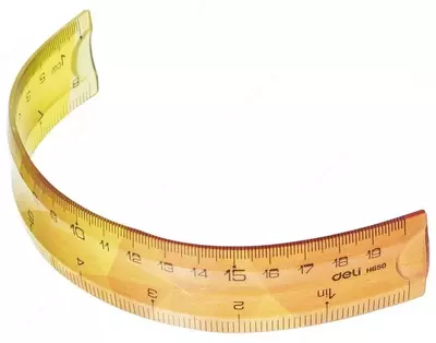 Пластиковая мягкая линейка Deli "Twist Me" 20 см (Арт. - 650-H) Ассортимент