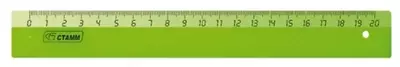 Пластиковая линейка Стамм "Neon" 20 см (Арт. - ЛН11) Ассортимент