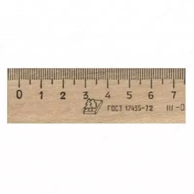 Деревянная линейка "Можга" 25 см (Арт. - С-06)
