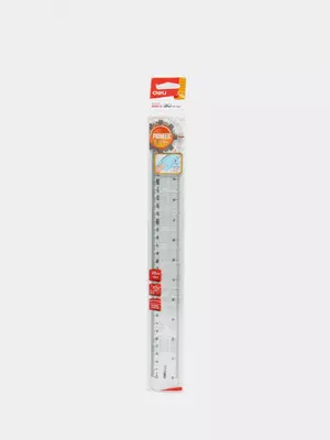 Пластиковая линейка Deli "Pioneer" 30 см (Арт. - 00312-EG) Прозрачная