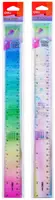 Пластиковая линейка "Deli" 30 см (Арт. - 654-H) Ассортимент Только в розницу