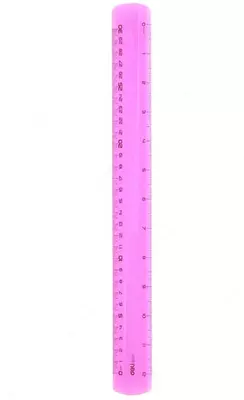Пластиковая линейка Deli "Pioneer" 30 см (Арт. - 00302-EG) Ассортимент