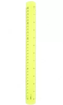 Пластиковая линейка Deli "Pioneer" 30 см (Арт. - 00302-EG) Ассортимент