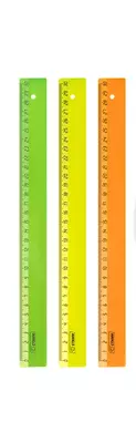 Пластиковая линейка Стамм "Neon" 30 см (Арт. - ЛН31) Ассортимент