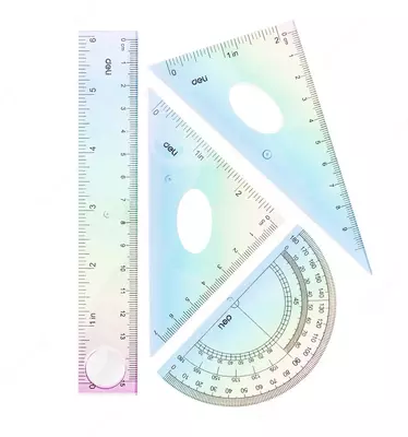 Комплект пластиковых линеек Deli "Twist Me" 4 шт. (Арт. - 652-H) Ассортимент