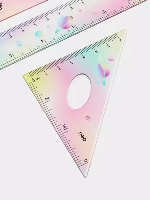 Комплект пластиковых линеек Deli "Twist Me" 4 шт. (Арт. - 652-H) Ассортимент