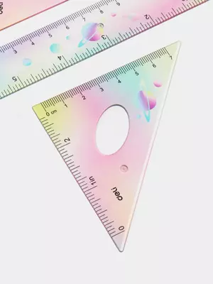 Комплект пластиковых линеек Deli "Twist Me" 4 шт. (Арт. - 652-H) Ассортимент