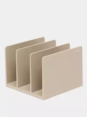 Hujjatlar uchun laganda Deli "Nusign" 3 bo'lim (Art.-006-NS-gr) Kulrang