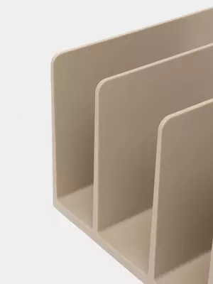 Hujjatlar uchun laganda Deli "Nusign" 3 bo'lim (Art.-006-NS-gr) Kulrang