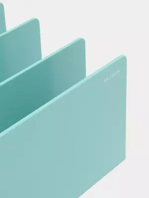 Hujjatlar uchun taglik "Nusign" 3 bo'linmali (Art. - 006-NS-bl) Moviy