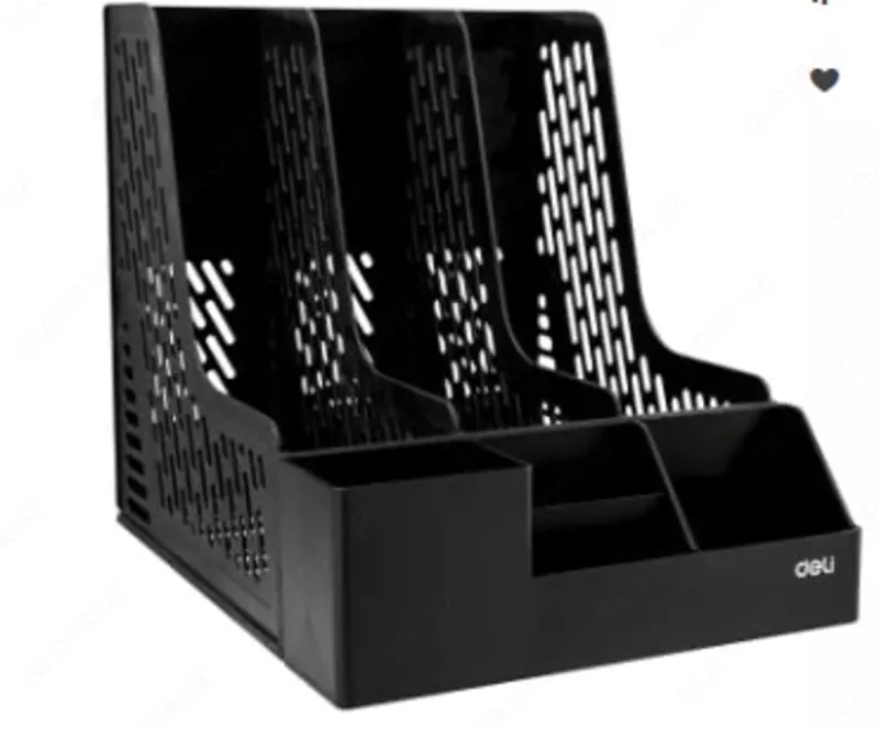 Hujjatlar uchun taglik "Deli" 3 bo'linma (Ref. - 00122-EZ) Qora