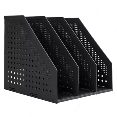 "Deli" yig'iladigan hujjatlar tovoqlari 3 ta bo'lim (Art. - 78995bk) Qora