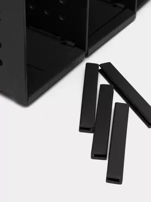 Hujjatlar uchun bukma laganda "Deli" 4 bo'lim (Art. - 78996bk) Qora