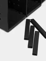 104 000 сум Раскладной Лоток для документов "Deli" 4 отдела (Арт. - 78996bk) Черный