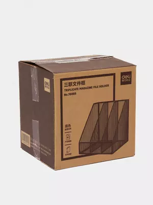 Hujjatlar uchun taglik "Deli" 3 bo'linma (Art. № - 78985) Qora