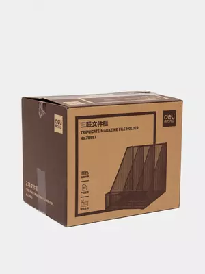 Hujjatlar uchun taglik "Deli" 3 bo'lim (Art. - 78987) Qora