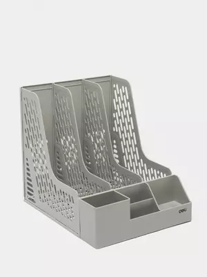 Hujjatlar uchun taglik "Deli" 3 bo'linma (Ref. - 00112-EZ) Kulrang