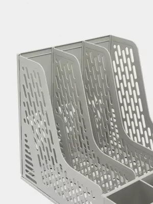 Hujjatlar uchun taglik "Deli" 3 bo'linma (Ref. - 00112-EZ) Kulrang