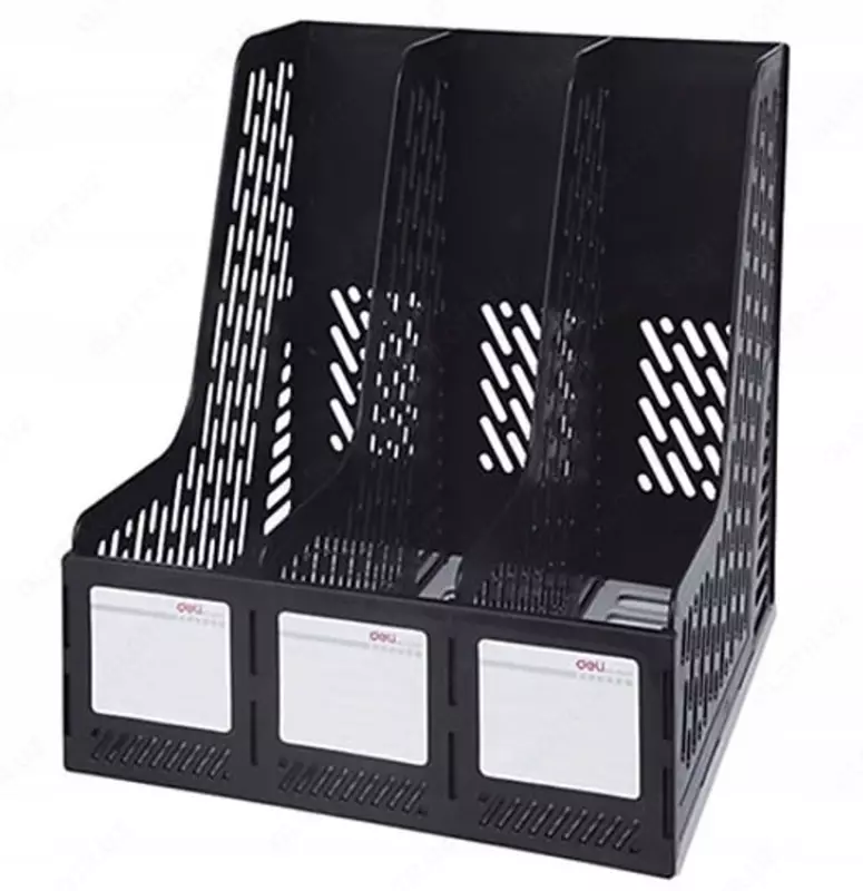 Hujjatlar uchun taglik "Deli" 3 bo'lim (Art. - 9833) Qora