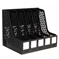 Лоток для документов "Deli" 5 отделов (Арт. - 9835) Черный