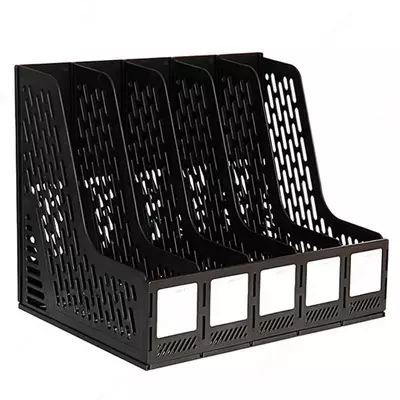 Hujjatlar uchun taglik "Deli" 5 ta bo'lim (Art.-9835) Qora