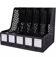 Лоток для документов "Deli" 5 отделов (Арт. - 9835) Черный - 120 000 сум