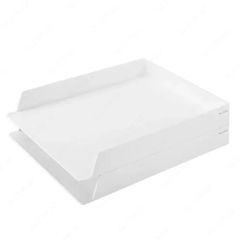 2-darajali "Nusign" gorizontal hujjat laganda (Art.-021-NS-wt) Oq