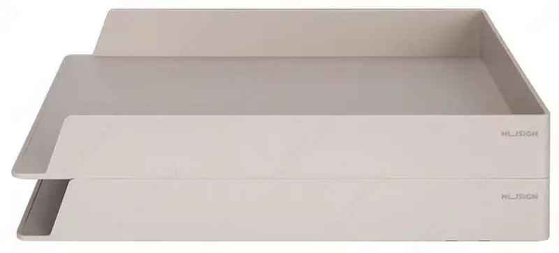 Gorizontal Hujjatlar uchun tovoq "Nusign" 2-darajali (Art.-021-NS-gr) Kulrang