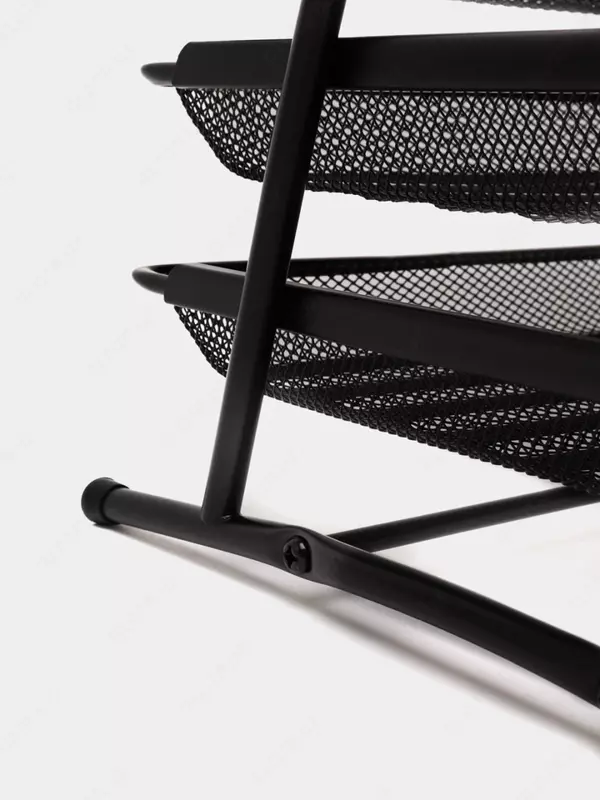 Gorizontal hujjat tagligi "Deli" 3 qavatli (Ref. - 9181) Qora