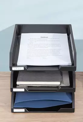 3-darajali "Deli" gorizontal hujjat laganda (9206-modda) Qora