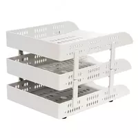 Горизонтальный лоток для документов "Deli" 3-х ярусный (Арт. - 9215) Ассортимент - 160 000 сум