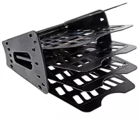 Лоток-веер для документов "Стамм" 5 секций (Арт. - ЛТ91) Черный - 73 000 сум