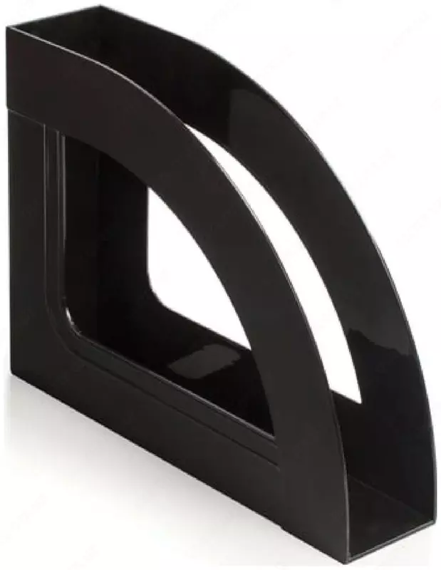 Лоток для документов Стамм "Респект" 1 отдел (Арт. - ЛТ142) Черный