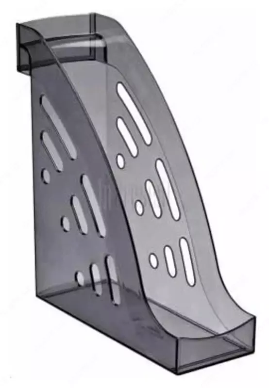 Лоток для документов Стамм "Торнадо" 1 отдел (Арт. - ЛТ403) Серый