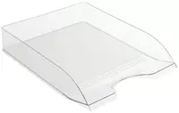 Горизонтальный лоток для документов Стамм "Дельта" (Арт. - ЛТ652) Прозрачный