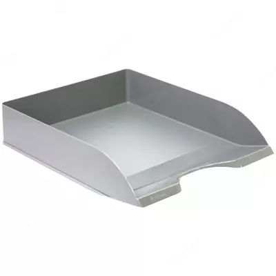 Горизонтальный лоток для документов Стамм "Дельта" 1 отдел (Арт. - ЛТ650) Серый