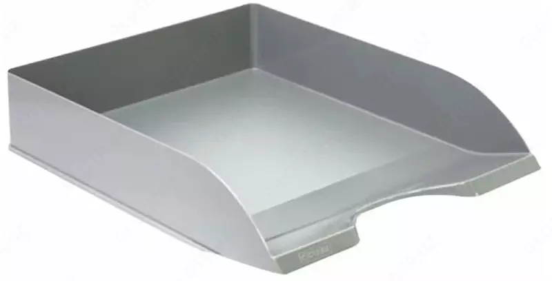 Горизонтальный лоток для документов Стамм "Дельта" 1 отдел (Арт. - ЛТ650) Серый