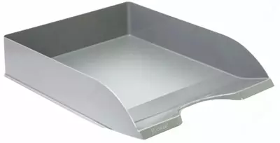 Горизонтальный лоток для документов Стамм "Дельта" 1 отдел (Арт. - ЛТ650) Серый