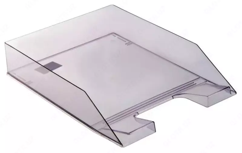 Горизонтальный Лоток для документов Стамм "Каскад" 1 отдел (Арт. - ЛТ854) Серый