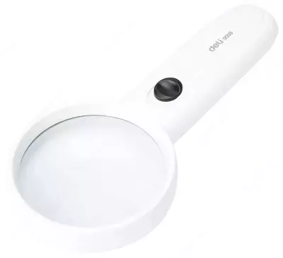 Kattalashtiruvchi lupa "Deli" x3,5 D60 mm (Art. - 9098) Oq