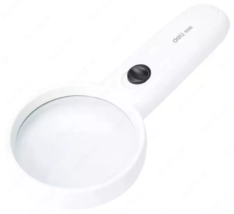 Kattalashtiruvchi lupa "Deli" x3,5 D60 mm (Art. - 9098) Oq