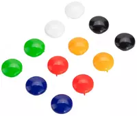 Упаковка цветных магнитов для белой доски "Deli" 20 мм (Арт. - 7824) 12 шт. - 10 500 сум